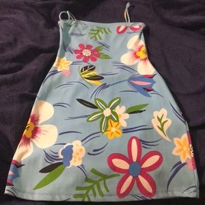 Floral strappy dress